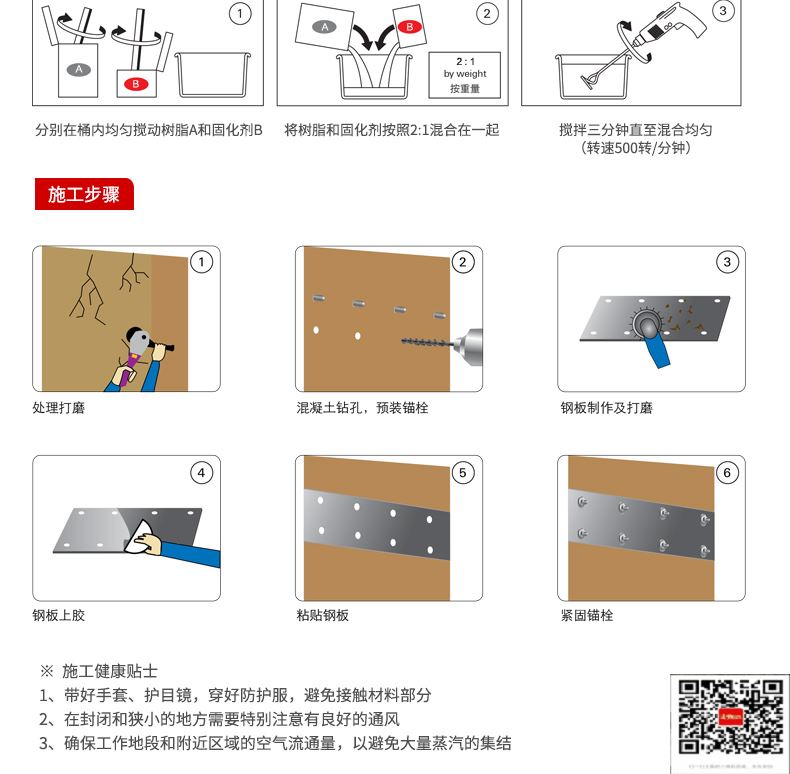 包钢应城粘钢加固施工过程